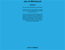 Tablet Screenshot of janofwhitchurch.co.uk